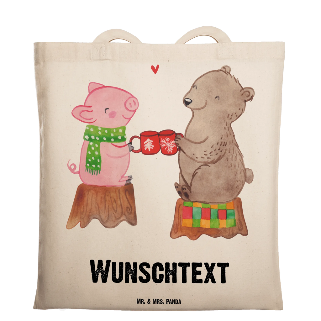 Personalisierte Tragetasche Glühschwein Sause Personalisierte Beuteltasche, Personalisierter Beutel, Personalisierte Einkaufstasche, Personalisierter Jutebeutel, Personalisierter Stoffbeutel, Tragetasche mit Namen, Einkaufstasche mit Namen, Stoffbeutel mit Namen, Personalisierte Tasche, Personalisierte Jutetasche, Personalisierte Kindergartentasche, Winter, Weihnachten, Weihnachtsdeko, Nikolaus, Advent, Heiligabend, Wintermotiv, Prost, Alles Gute, Weihnachtszeit, Schwein, Bär