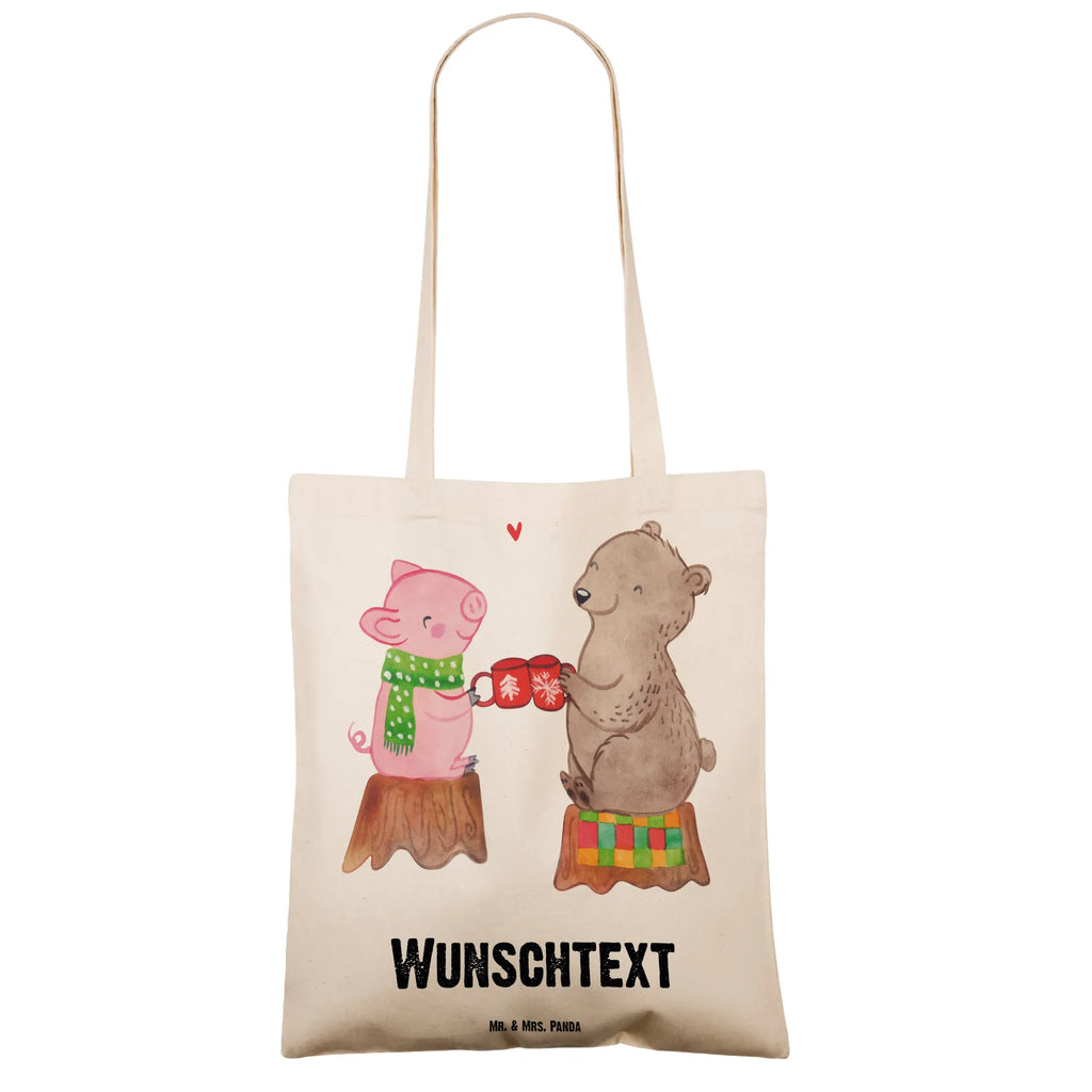 Personalisierte Tragetasche Glühschwein Sause Personalisierte Beuteltasche, Personalisierter Beutel, Personalisierte Einkaufstasche, Personalisierter Jutebeutel, Personalisierter Stoffbeutel, Tragetasche mit Namen, Einkaufstasche mit Namen, Stoffbeutel mit Namen, Personalisierte Tasche, Personalisierte Jutetasche, Personalisierte Kindergartentasche, Winter, Weihnachten, Weihnachtsdeko, Nikolaus, Advent, Heiligabend, Wintermotiv, Prost, Alles Gute, Weihnachtszeit, Schwein, Bär