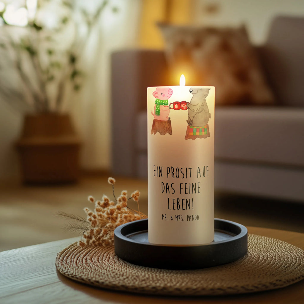 Candle Glowing Pig Bash Kerze, Taufkerze, Kommunionskerze, Geburtstagskerze, Geschenk Kerze, Taufgeschenk Kerze, Kerze mit Druck, Besondere Kerze, Geschenkidee Kerze, Kerze für Kommunion, Geburtstag Kerze, Kommunion Kerze, Winter, Weihnachten, Weihnachtsdeko, Nikolaus, Advent, Heiligabend, Wintermotiv, Prost, Alles Gute, Weihnachtszeit, Schwein, Bär