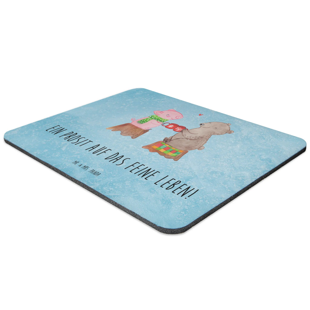 Mauspad Glühschwein Sause Mousepad, Computer zubehör, Büroausstattung, PC Zubehör, Arbeitszimmer, Mauspad, Einzigartiges Mauspad, Designer Mauspad, Mausunterlage, Mauspad Büro, Winter, Weihnachten, Weihnachtsdeko, Nikolaus, Advent, Heiligabend, Wintermotiv, Prost, Alles Gute, Weihnachtszeit, Schwein, Bär