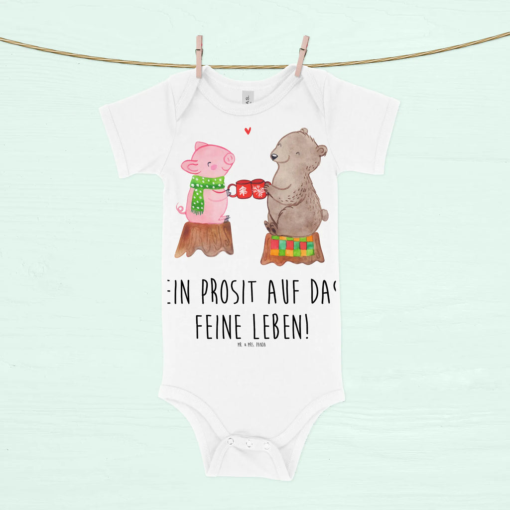 Baby Body Glühschwein Sause Babykleidung, Babystrampler, Strampler, Wickelbody, Baby Erstausstattung, Baby-Body, Baby-Strampler, Baby-Kleidung, Kurzarm-Strampler, Baby-Overall, Baby-Romper, Winter, Weihnachten, Weihnachtsdeko, Nikolaus, Advent, Heiligabend, Wintermotiv, Prost, Alles Gute, Weihnachtszeit, Schwein, Bär