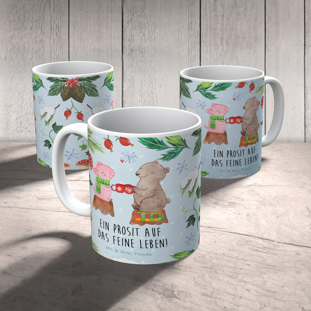 Tasse Glühschwein Sause Tasse, Kaffeetasse, Teetasse, Becher, Kaffeebecher, Teebecher, Keramiktasse, Porzellantasse, Büro Tasse, Geschenk Tasse, Tasse Sprüche, Tasse Motive, Kaffeetassen, Tasse bedrucken, Designer Tasse, Cappuccino Tassen, Schöne Teetassen, Winter, Weihnachten, Weihnachtsdeko, Nikolaus, Advent, Heiligabend, Wintermotiv, Prost, Alles Gute, Weihnachtszeit, Schwein, Bär