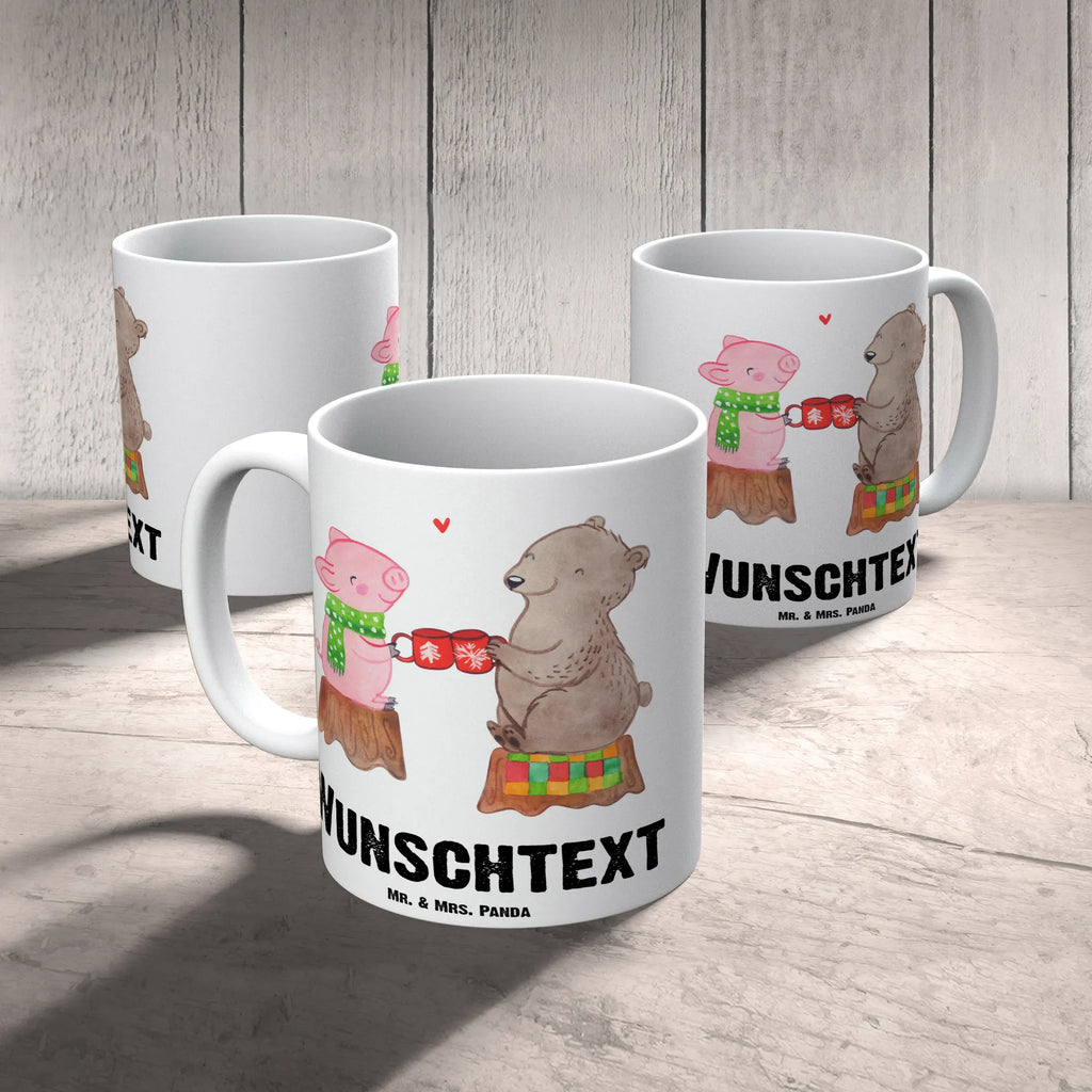 Personalisierte Tasse Glühschwein Sause Personalisierte Tasse, Namenstasse, Wunschname, Personalisiert, Tasse, Namen, Drucken, Tasse mit Namen, Winter, Weihnachten, Weihnachtsdeko, Nikolaus, Advent, Heiligabend, Wintermotiv, Prost, Alles Gute, Weihnachtszeit, Schwein, Bär