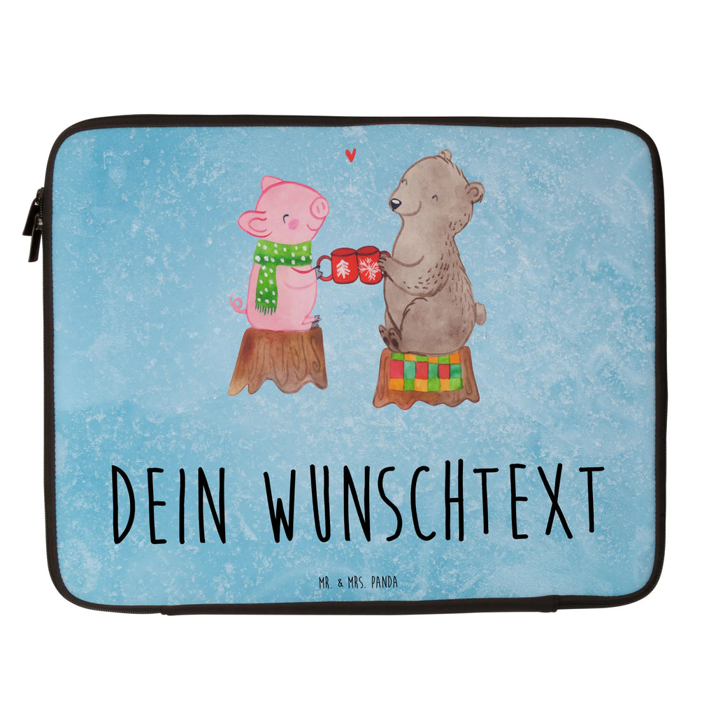 Personalisierte Notebook Tasche Glühschwein Sause Personalisierte Notebook Tasche, Personalisierte Notebooktasche, Personalisierte Computertasche, Personalisierte Notebook-Reisehülle, Personalisierte Laptop Hülle, Personalisierte Laptop Tasche, Notebook Tasche personalisiert, Notebook Tasche mit Namen, Notebook Tasche bedrucken, Winter, Weihnachten, Weihnachtsdeko, Nikolaus, Advent, Heiligabend, Wintermotiv, Prost, Alles Gute, Weihnachtszeit, Schwein, Bär