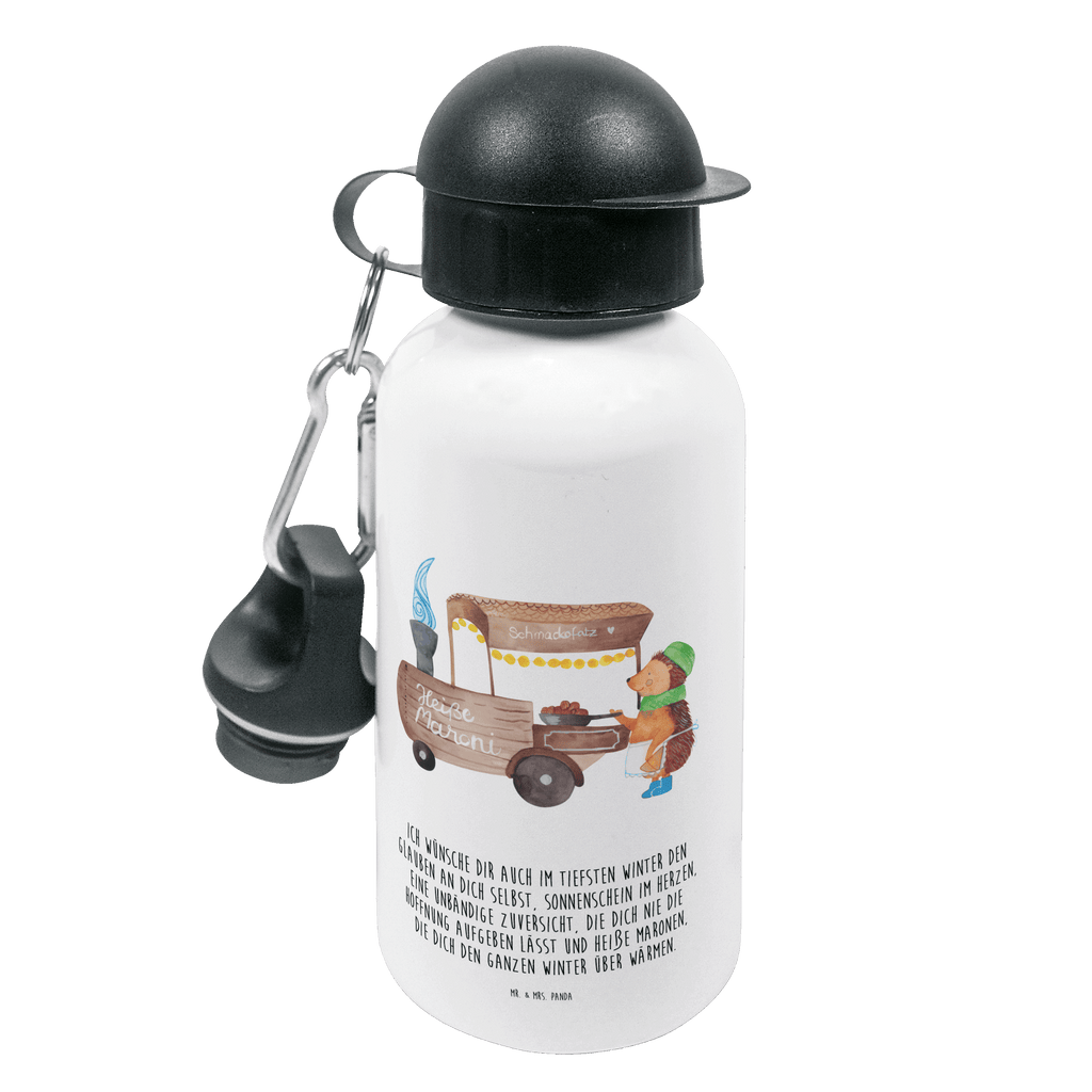 Kindertrinkflasche Igel Maronen Kindertrinkflasche, Kinder Trinkflasche, Trinkflasche, Flasche, Kinderflasche, Kinder, Kids, Kindergarten Flasche, Grundschule, Jungs, Mädchen, Winter, Weihnachten, Weihnachtsdeko, Nikolaus, Advent, Heiligabend, Wintermotiv, Maronen, Weihnachtsmarkt, Kastanien, Duft