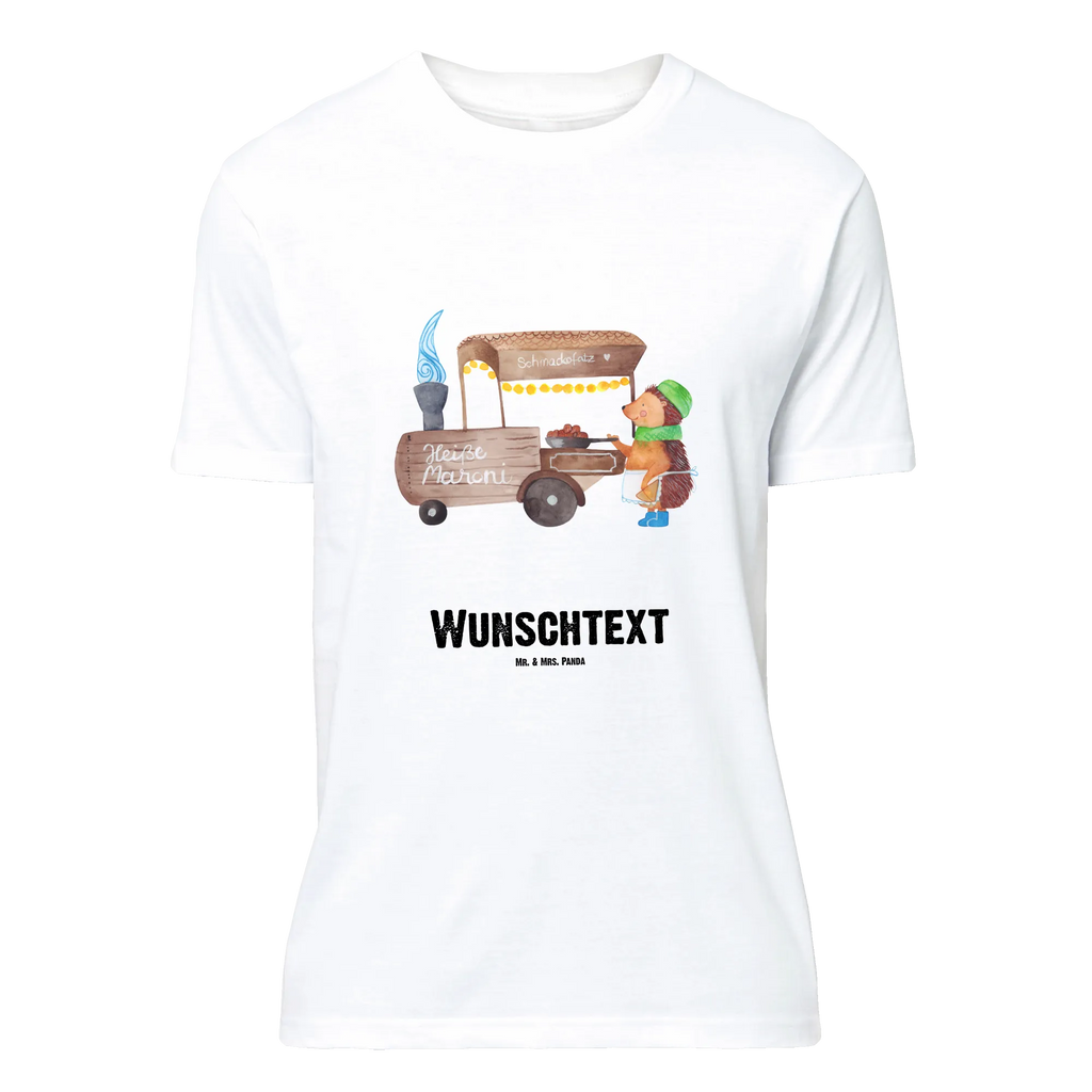 Personalisiertes T-Shirt Igel Maronen T-Shirt Personalisiert, T-Shirt mit Namen, T-Shirt mit Aufruck, Männer, Frauen, Winter, Weihnachten, Weihnachtsdeko, Nikolaus, Advent, Heiligabend, Wintermotiv, Maronen, Weihnachtsmarkt, Kastanien, Duft