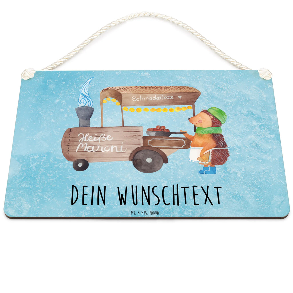 Personalisiertes Deko Schild Igel Maronen Dekoschild, Deko Schild, Schild, Tür Schild, Türschild, Holzschild, Wandschild, Wanddeko, Winter, Weihnachten, Weihnachtsdeko, Nikolaus, Advent, Heiligabend, Wintermotiv, Maronen, Weihnachtsmarkt, Kastanien, Duft