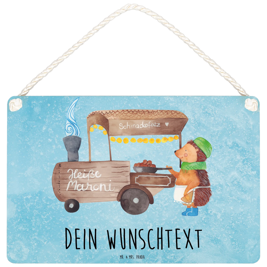 Personalisiertes Deko Schild Igel Maronen Dekoschild, Deko Schild, Schild, Tür Schild, Türschild, Holzschild, Wandschild, Wanddeko, Winter, Weihnachten, Weihnachtsdeko, Nikolaus, Advent, Heiligabend, Wintermotiv, Maronen, Weihnachtsmarkt, Kastanien, Duft