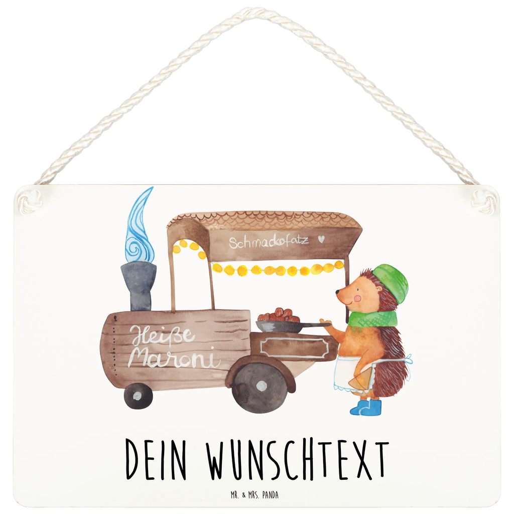 Personalisiertes Deko Schild Igel Maronen Dekoschild, Deko Schild, Schild, Tür Schild, Türschild, Holzschild, Wandschild, Wanddeko, Winter, Weihnachten, Weihnachtsdeko, Nikolaus, Advent, Heiligabend, Wintermotiv, Maronen, Weihnachtsmarkt, Kastanien, Duft