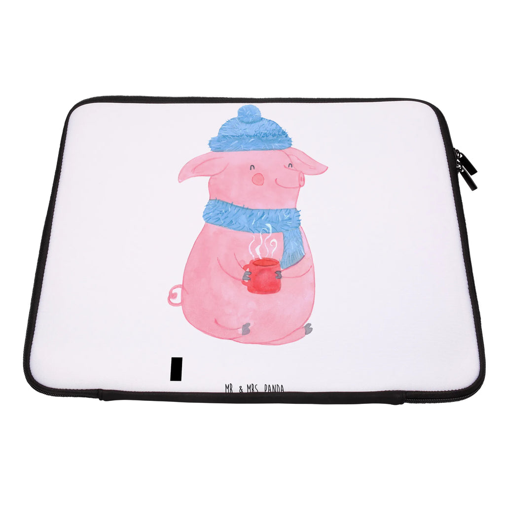 Notebook Tasche Schwein Glühwein Notebook Tasche, Laptop, Computertasche, Tasche, Notebook-Tasche, Notebook-Reisehülle, Notebook Schutz, Winter, Weihnachten, Weihnachtsdeko, Nikolaus, Advent, Heiligabend, Wintermotiv, Glühschwein, Glühwein, Weihnachtsmarkt, Punsch