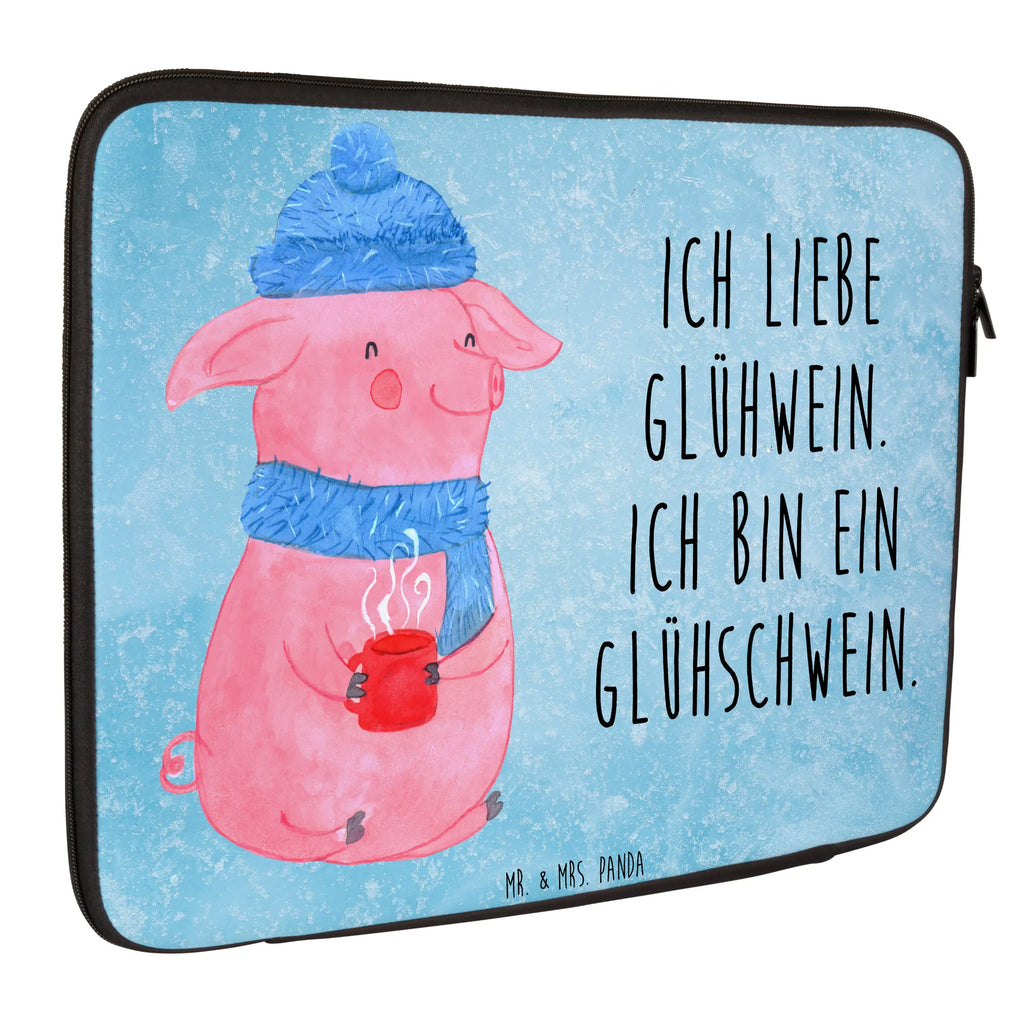 Notebook Tasche Schwein Glühwein Notebook Tasche, Laptop, Computertasche, Tasche, Notebook-Tasche, Notebook-Reisehülle, Notebook Schutz, Winter, Weihnachten, Weihnachtsdeko, Nikolaus, Advent, Heiligabend, Wintermotiv, Glühschwein, Glühwein, Weihnachtsmarkt, Punsch