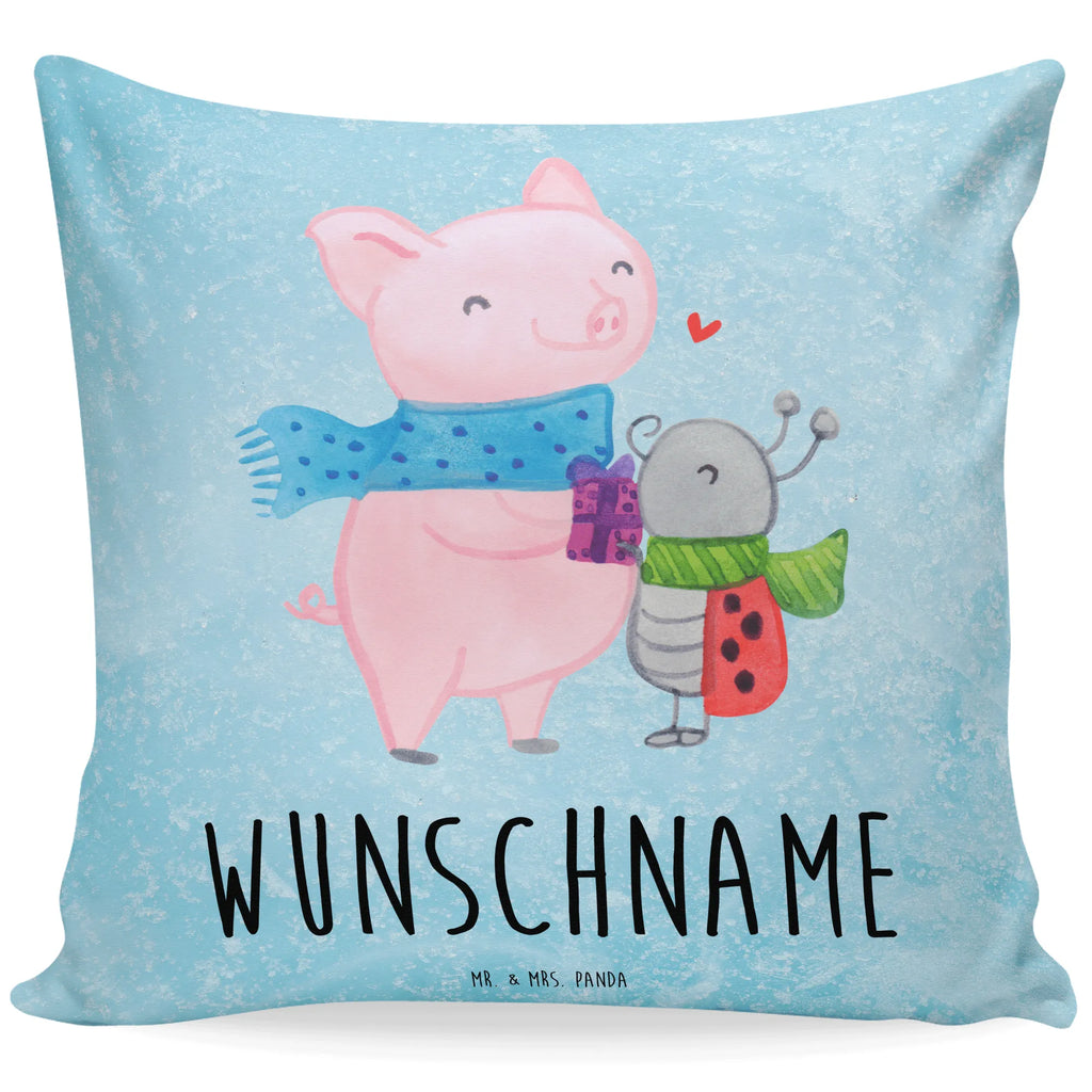 Personalisiertes Kissen Glühschwein Smörle Kissen, personalisiert, Name, Wunschname, bedrucken, Kopfkissen, Winter, Weihnachten, Weihnachtsdeko, Nikolaus, Advent, Heiligabend, Wintermotiv, Handgezeichnetes Glühschwein, Kreatives Glühschwein Design, Winterlicher Glühwein Spruch, Glühwein Liebhaber Geschenk, Herzliches Marienkäfer Motiv, Marienkäfer in Winterkleidung, Glühwein ist köstlich Spruch, Smörle der stolze Marienkäfer, Süßer Marienkäfer gibt Geschenk, Romantische Geschenkidee Glühwein