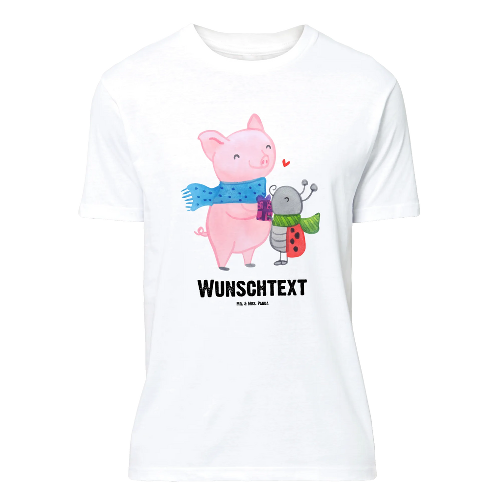 Personalisiertes T-Shirt Glühschwein Smörle T-Shirt Personalisiert, T-Shirt mit Namen, T-Shirt mit Aufruck, Männer, Frauen, Winter, Weihnachten, Weihnachtsdeko, Nikolaus, Advent, Heiligabend, Wintermotiv, Handgezeichnetes Glühschwein, Kreatives Glühschwein Design, Winterlicher Glühwein Spruch, Glühwein Liebhaber Geschenk, Herzliches Marienkäfer Motiv, Marienkäfer in Winterkleidung, Glühwein ist köstlich Spruch, Smörle der stolze Marienkäfer, Süßer Marienkäfer gibt Geschenk, Romantische Geschenkidee Glühwein