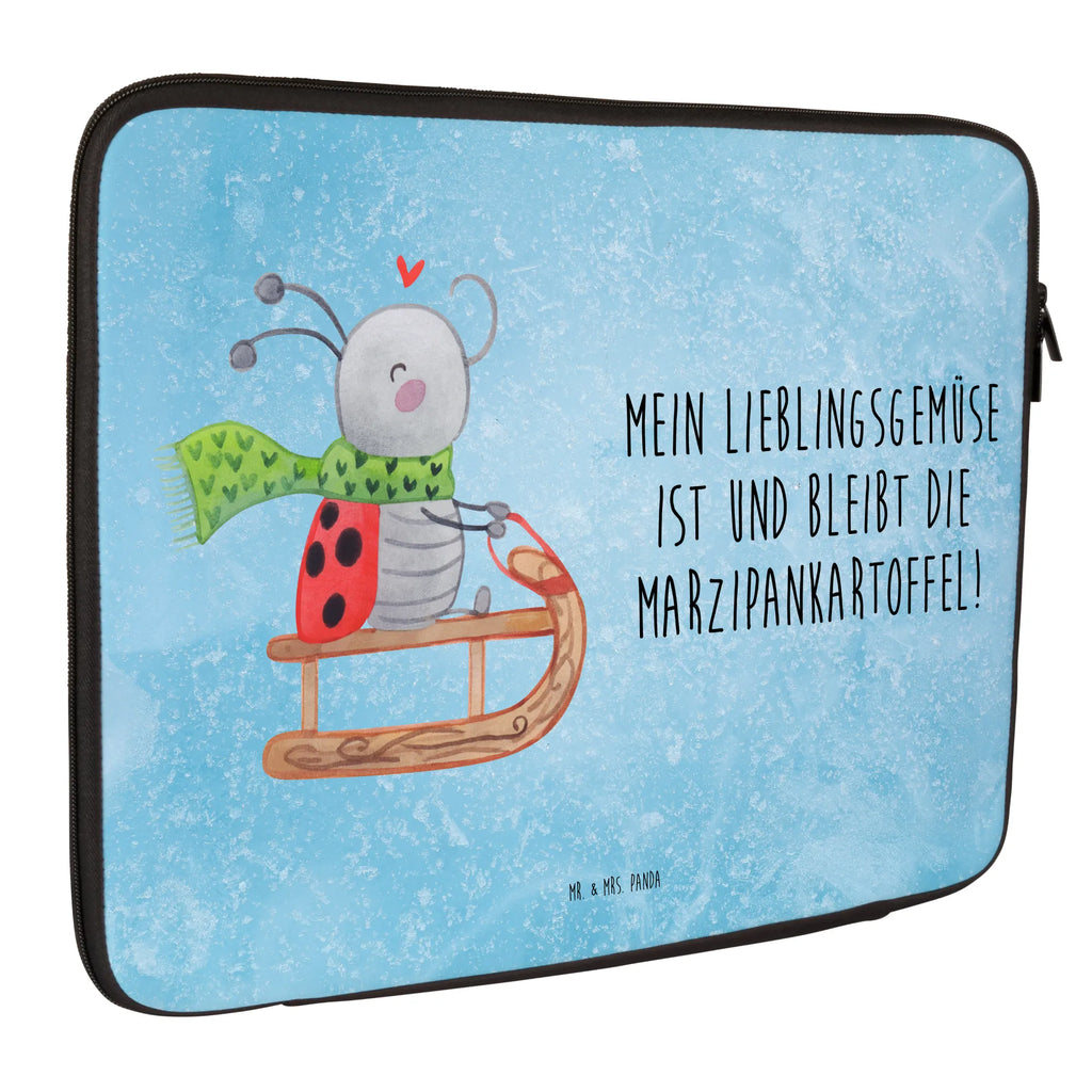 Notebook Tasche Smörle Rodeln Notebook Tasche, Laptop, Computertasche, Tasche, Notebook-Tasche, Notebook-Reisehülle, Notebook Schutz, Winter, Weihnachten, Weihnachtsdeko, Nikolaus, Advent, Heiligabend, Wintermotiv, Schlittenfahren, Smörle, Marzipan