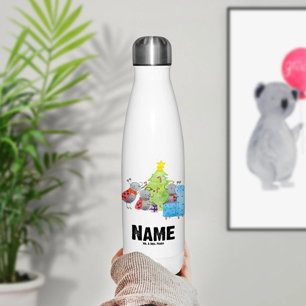 Personalisierte Thermosflasche Weihnachten Smörle Personalisierte Isolierflasche, Personalisierte Thermoflasche, Personalisierte Trinkflasche, Trinkflasche Mit Namen, Wunschname, Bedrucken, Namensflasche, Winter, Weihnachten, Weihnachtsdeko, Nikolaus, Advent, Heiligabend, Wintermotiv, Weihnachtsbaum, Geschenk, Pfefferminzstange, Tannennadeln