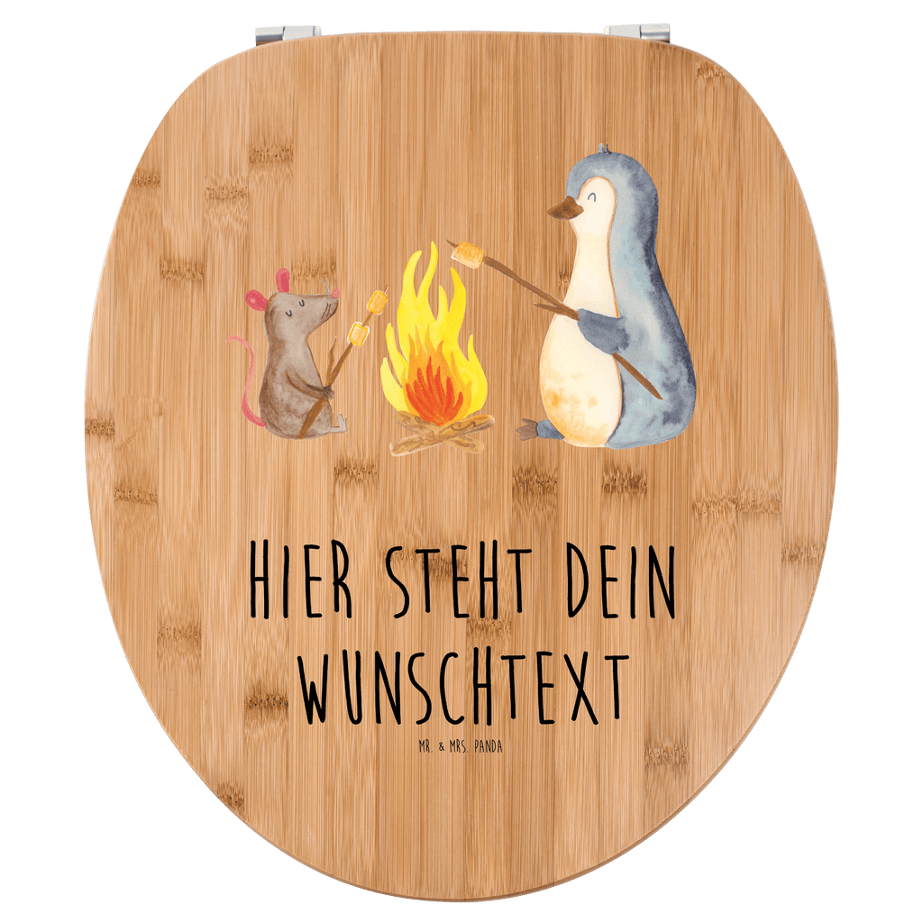 Personalisierter WC Sitz Motiv Pinguin Lagerfeuer Personalisierte Klobrille, Personalisierter Klodeckel, Personalisierter Toilettendeckel, Personalisierter WC-Sitz, Toilettendeckel mit Namen, WC Sitz mit Namen, Pinguin, Maus, Pinguine, Lagerfeuer, Leben, Arbeit, Job, Motivation, Büro, Büroalltag, Lebensspruch, Lebensmotivation, Neustart, Liebe, grillen, Feuer, Marshmallows