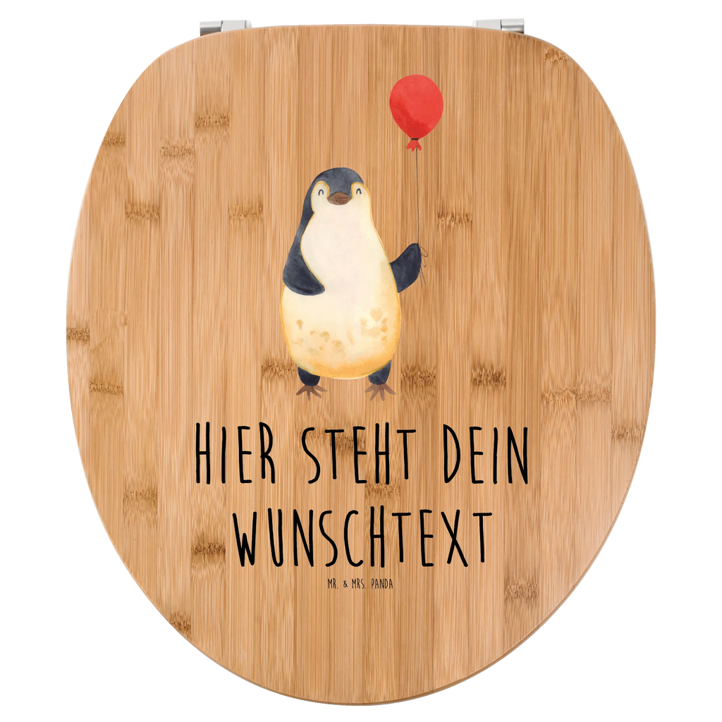 Personalisierter WC Sitz Motiv Pinguin Luftballon Personalisierte Klobrille, Personalisierter Klodeckel, Personalisierter Toilettendeckel, Personalisierter WC-Sitz, Toilettendeckel mit Namen, WC Sitz mit Namen, Pinguin, Pinguine, Luftballon, Tagträume, Lebenslust, Geschenk Freundin, Geschenkidee, beste Freundin, Motivation, Neustart, neues Leben, Liebe, Glück