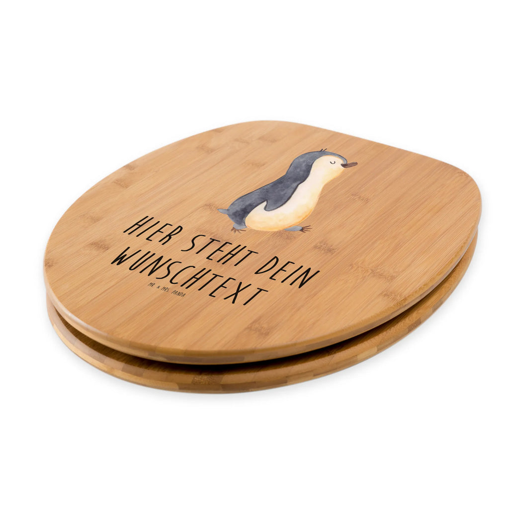 Personalisierter WC Sitz Motiv Pinguin marschierend Personalisierte Klobrille, Personalisierter Klodeckel, Personalisierter Toilettendeckel, Personalisierter WC-Sitz, Toilettendeckel mit Namen, WC Sitz mit Namen, Pinguin, Pinguine, Frühaufsteher, Langschläfer, Bruder, Schwester, Familie