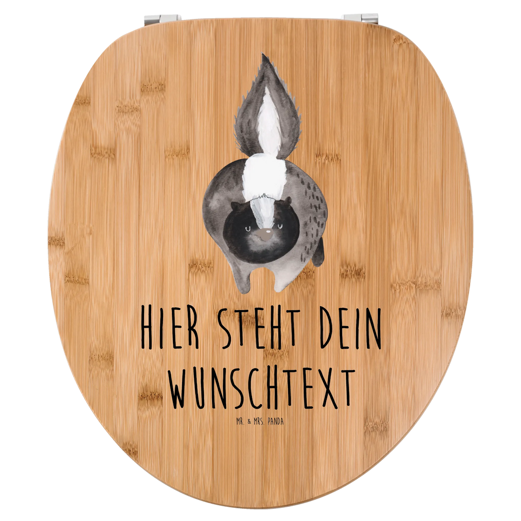 Personalisierter WC Sitz Motiv Stinktier Angriff Personalisierte Klobrille, Personalisierter Klodeckel, Personalisierter Toilettendeckel, Personalisierter WC-Sitz, Toilettendeckel mit Namen, WC Sitz mit Namen, Stinktier, Skunk, Wildtier, Raubtier, Stinker, Stinki, wütend, Drohung