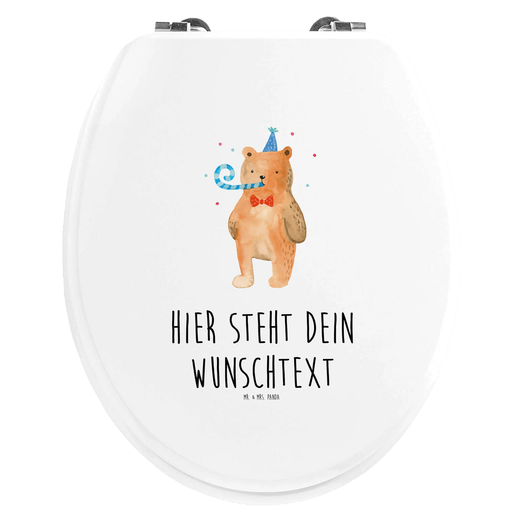 Personalisierter WC Sitz Motiv Birthday Bär Personalisierte Klobrille, Personalisierter Klodeckel, Personalisierter Toilettendeckel, Personalisierter WC-Sitz, Toilettendeckel mit Namen, WC Sitz mit Namen, Bär, Teddy, Teddybär, Happy Birthday, Alles Gute, Glückwunsch, Geburtstag