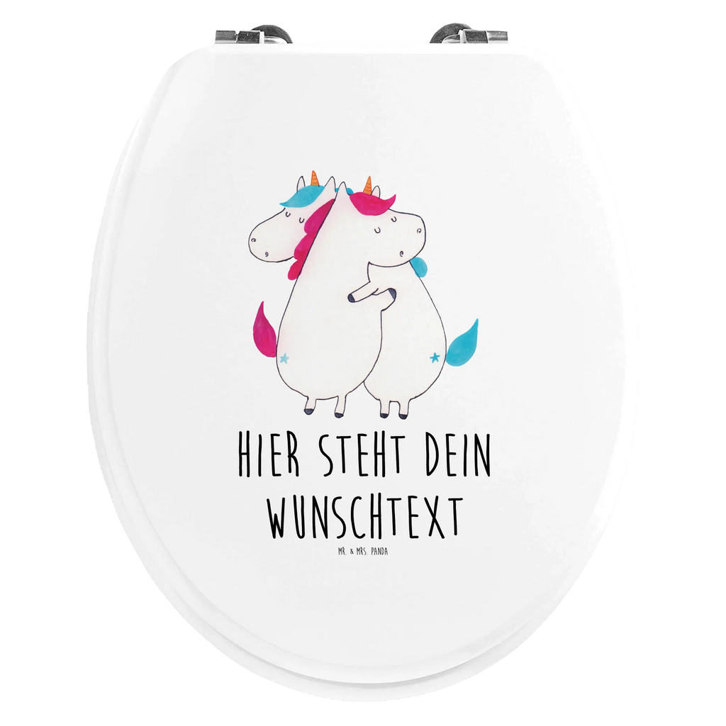 Personalisierter WC Sitz Motiv Einhörner Umarmen Personalisierte Klobrille, Personalisierter Klodeckel, Personalisierter Toilettendeckel, Personalisierter WC-Sitz, Toilettendeckel mit Namen, WC Sitz mit Namen, Einhorn, Einhörner, Einhorn Deko, Pegasus, Unicorn, Freundinnen, Freundin, BFF, Schwester, Schwestern, Familie, Geschwister, Sister, Liebe