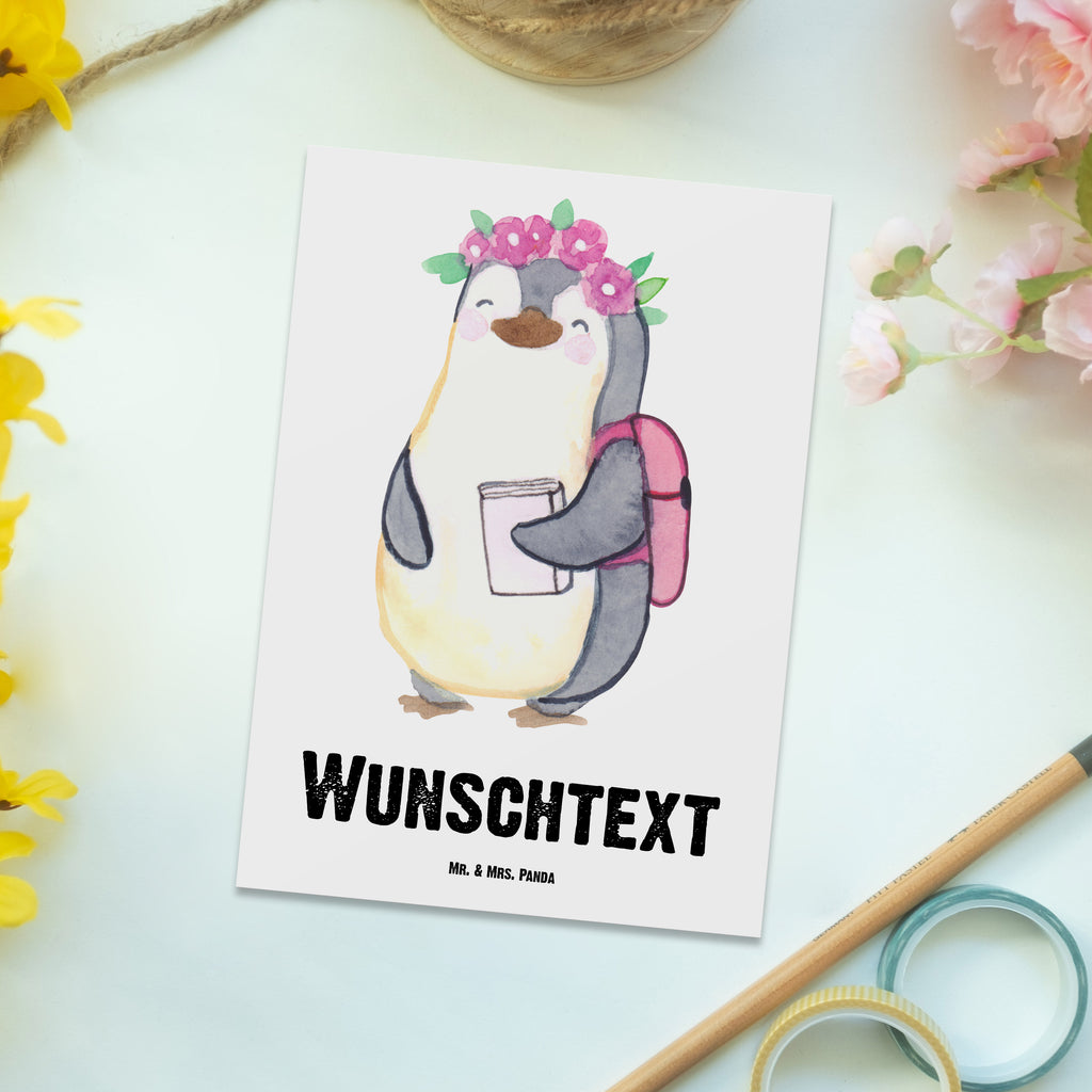 Personalisierte Postkarte Pinguin Beste Enkelin der Welt Postkarte mit Namen, Postkarte bedrucken, Postkarte mit Wunschtext, Postkarte personalisierbar, Geschenkkarte mit Namen, Grußkarte mit Namen, Karte mit Namen, Einladung mit Namen, Ansichtskarte mit Namen, Geschenkkarte mit Wunschtext, Grußkarte mit Wunschtext, Karte mit Wunschtext, Einladung mit Wunschtext, Ansichtskarte mit Wunschtext, für, Dankeschön, Geschenk, Schenken, Geburtstag, Geburtstagsgeschenk, Geschenkidee, Danke, Bedanken, Mitbringsel, Freude machen, Geschenktipp, Enkelin, Enkelkind, Enkeltochter, Oma, Opa, Kind von Tochter, Kind von Sohn, Großtochter, Taufe