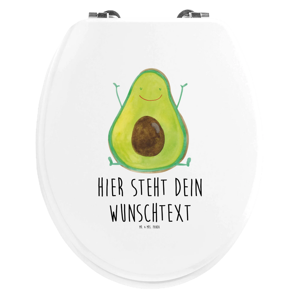 Personalisierter WC Sitz Motiv Avocado Happy Personalisierte Klobrille, Personalisierter Klodeckel, Personalisierter Toilettendeckel, Personalisierter WC-Sitz, Toilettendeckel mit Namen, WC Sitz mit Namen, Avocado, Veggie, Vegan, Gesund, Chaos