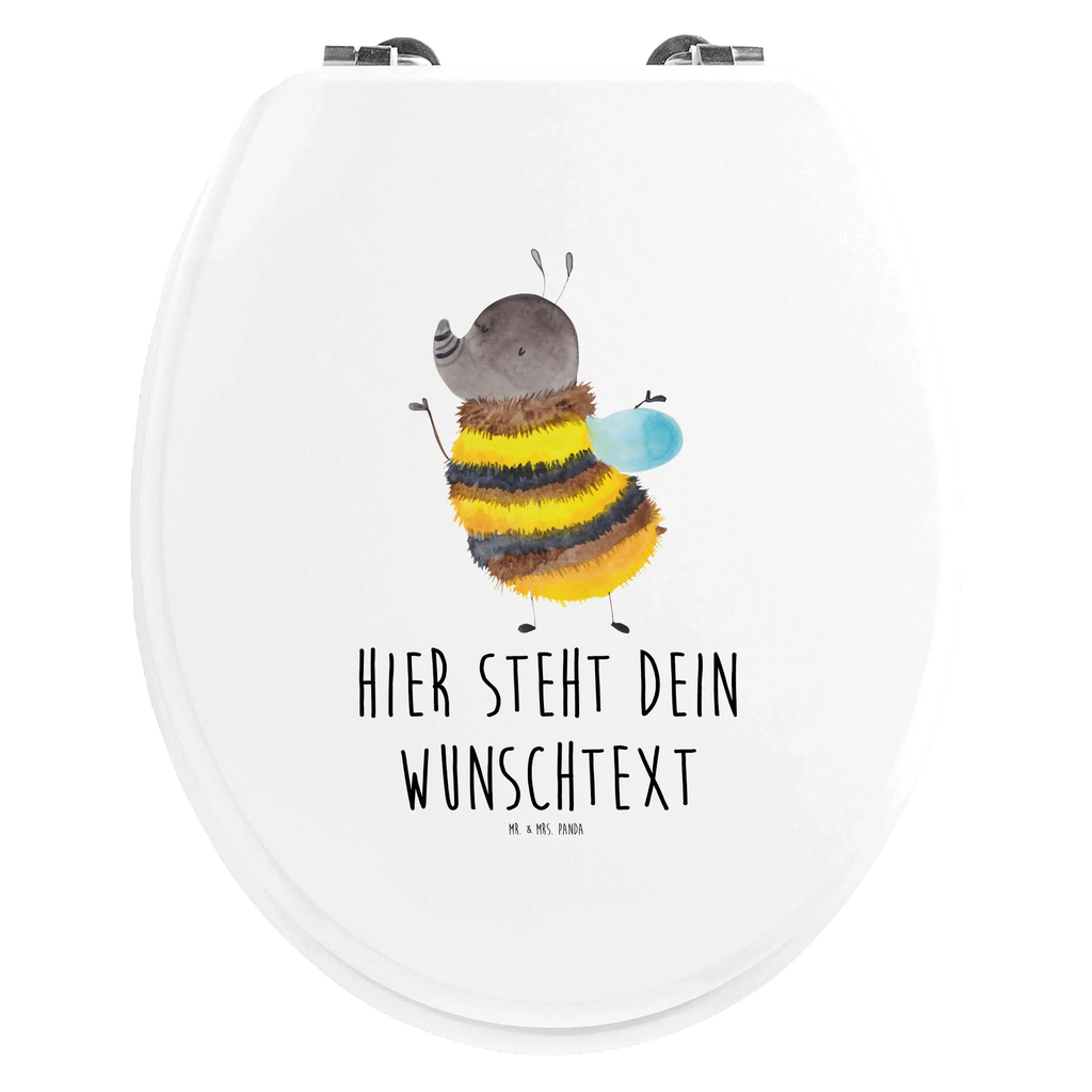 Personalisierter WC Sitz Motiv Hummel flauschig Personalisierte Klobrille, Personalisierter Klodeckel, Personalisierter Toilettendeckel, Personalisierter WC-Sitz, Toilettendeckel mit Namen, WC Sitz mit Namen, Tiermotive, Gute Laune, lustige Sprüche, Tiere, Hummel, Flauschig, Biene, Blume, Natur