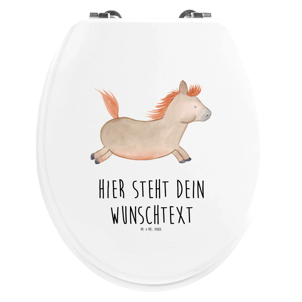 Personalisierter WC Sitz Motiv Pferd springt Personalisierte Klobrille, Personalisierter Klodeckel, Personalisierter Toilettendeckel, Personalisierter WC-Sitz, Toilettendeckel mit Namen, WC Sitz mit Namen, Bauernhof, Hoftiere, Landwirt, Landwirtin, Pferd, Pony, Pferde, Stall, Pferdestall, ausreiten, reiten, Pferdebesitzer