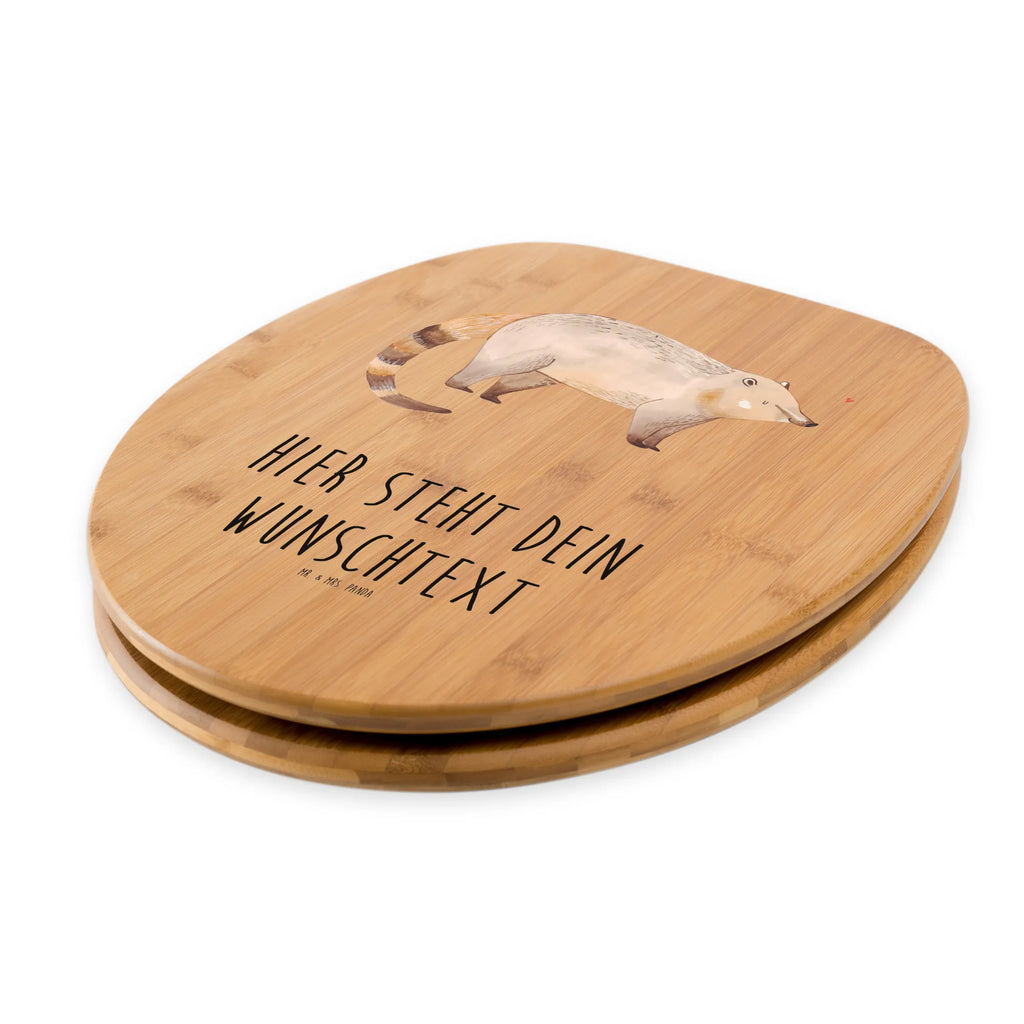 Personalisierter WC Sitz Motiv Nasenbär Personalisierte Klobrille, Personalisierter Klodeckel, Personalisierter Toilettendeckel, Personalisierter WC-Sitz, Toilettendeckel mit Namen, WC Sitz mit Namen, Tiermotive, Gute Laune, lustige Sprüche, Tiere, Nasenbär, Nasenbären, Rüsselbär, Bär