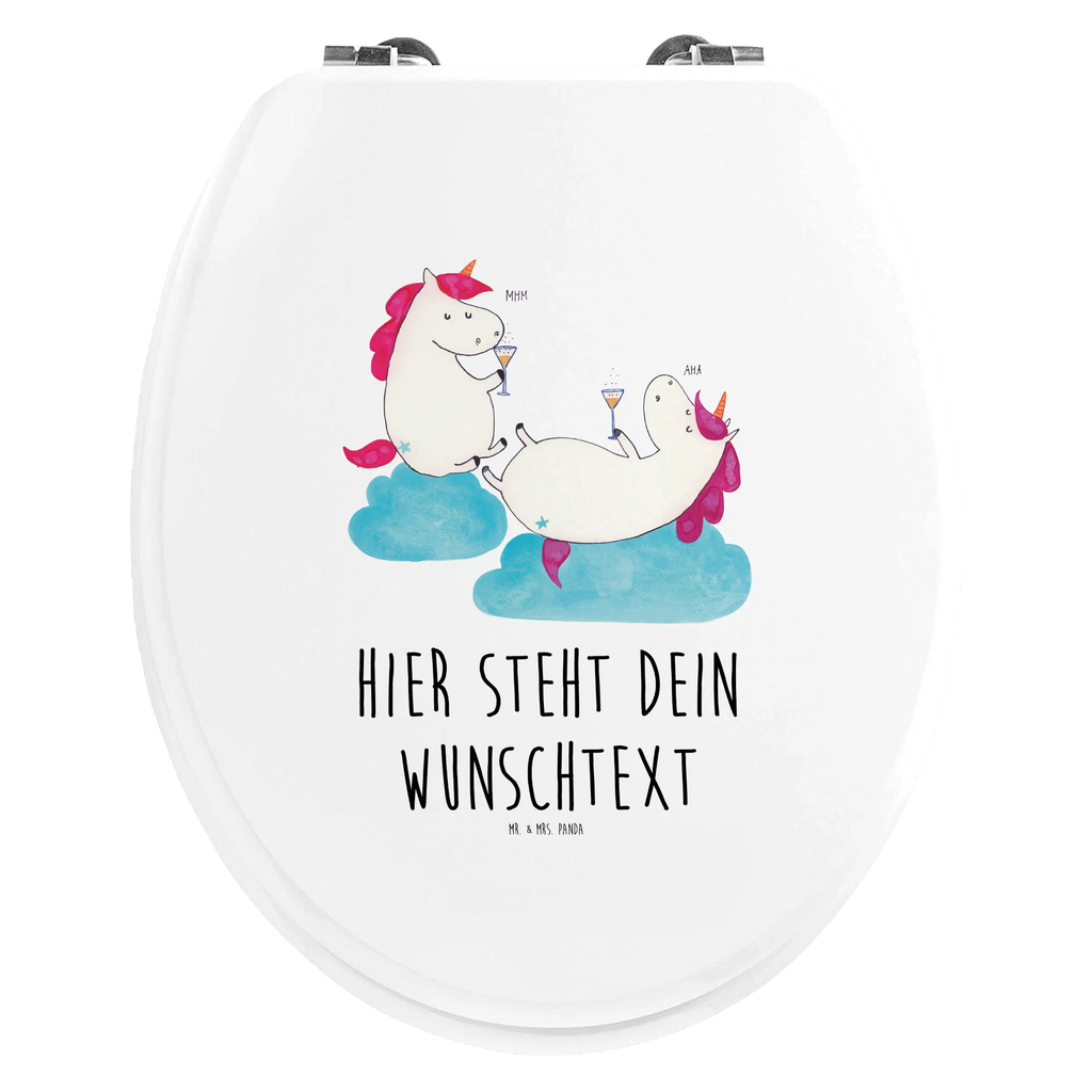 Personalisierter WC Sitz Motiv Einhörner Sekt Personalisierte Klobrille, Personalisierter Klodeckel, Personalisierter Toilettendeckel, Personalisierter WC-Sitz, Toilettendeckel mit Namen, WC Sitz mit Namen, Einhorn, Einhörner, Einhorn Deko, Pegasus, Unicorn, Freundinnen, Freundin, BFF, Sekt, Mädelsabend, Spaß, Party, Korken, Anstoßen, Beste