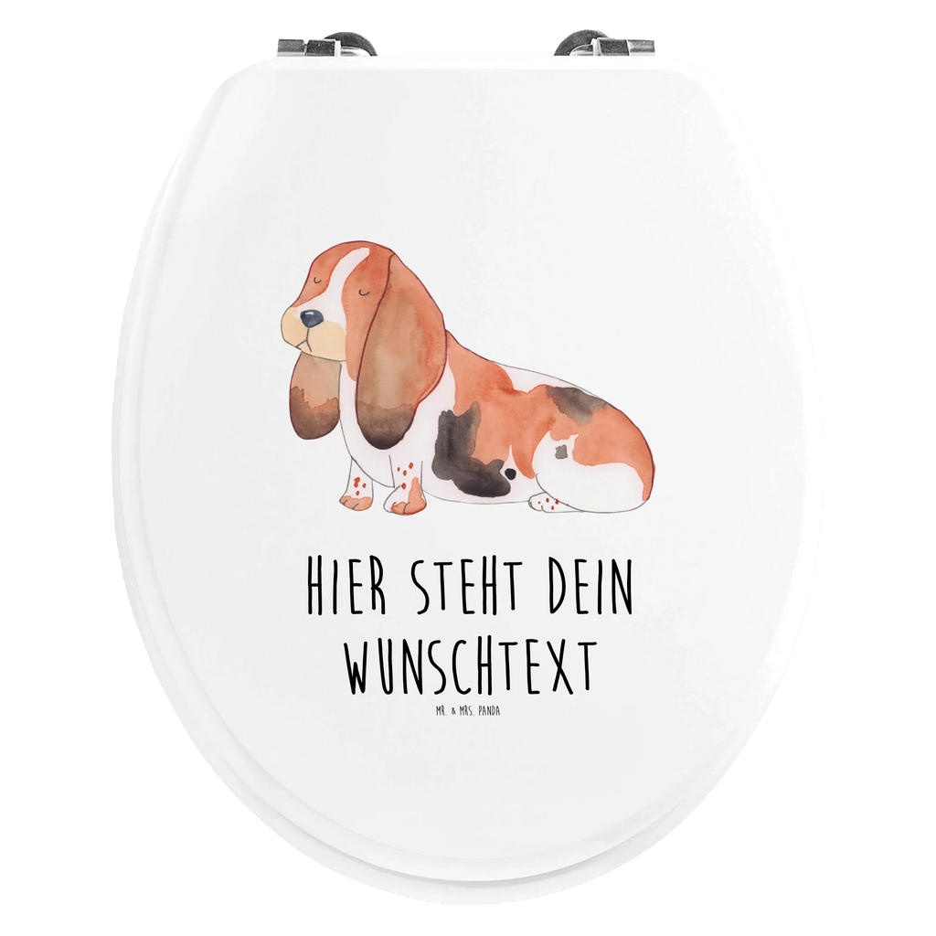 Personalisierter WC Sitz Motiv Hund Basset Hound Personalisierte Klobrille, Personalisierter Klodeckel, Personalisierter Toilettendeckel, Personalisierter WC-Sitz, Toilettendeckel mit Namen, WC Sitz mit Namen, Hund, Hundemotiv, Haustier, Hunderasse, Tierliebhaber, Hundebesitzer, Sprüche, Basset Hound, Basset, Hundeliebe, kinderlos