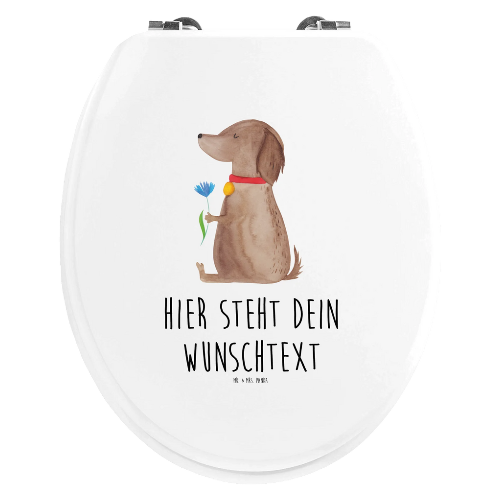 Personalisierter WC Sitz Motiv Hund Blume Personalisierte Klobrille, Personalisierter Klodeckel, Personalisierter Toilettendeckel, Personalisierter WC-Sitz, Toilettendeckel mit Namen, WC Sitz mit Namen, Hund, Hundemotiv, Haustier, Hunderasse, Tierliebhaber, Hundebesitzer, Sprüche, Hunde, Frauchen, Hundeliebe