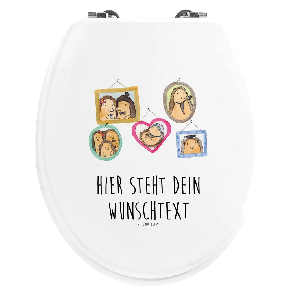 Personalisierter WC Sitz Motiv Igel Familie Personalisierte Klobrille, Personalisierter Klodeckel, Personalisierter Toilettendeckel, Personalisierter WC-Sitz, Toilettendeckel mit Namen, WC Sitz mit Namen, Familie, Vatertag, Muttertag, Bruder, Schwester, Mama, Papa, Oma, Opa, Liebe, Igel, Bilder, Zusammenhalt, Glück