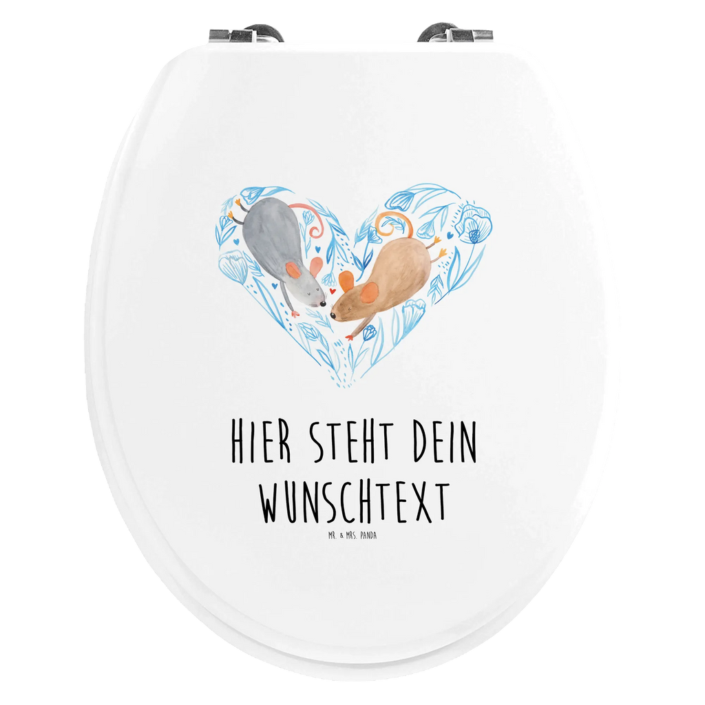 Personalisierter WC Sitz Motiv Mäuse Herz Personalisierte Klobrille, Personalisierter Klodeckel, Personalisierter Toilettendeckel, Personalisierter WC-Sitz, Toilettendeckel mit Namen, WC Sitz mit Namen, Liebe, Partner, Freund, Freundin, Ehemann, Ehefrau, Heiraten, Verlobung, Heiratsantrag, Liebesgeschenk, Jahrestag, Hocheitstag, Maus, Mäuse, Liebesbotschaft, Liebesbeweis, Hochzeit, Lieblingsmensch, Gemeinsamkeit, Love, Geschenk für zwei