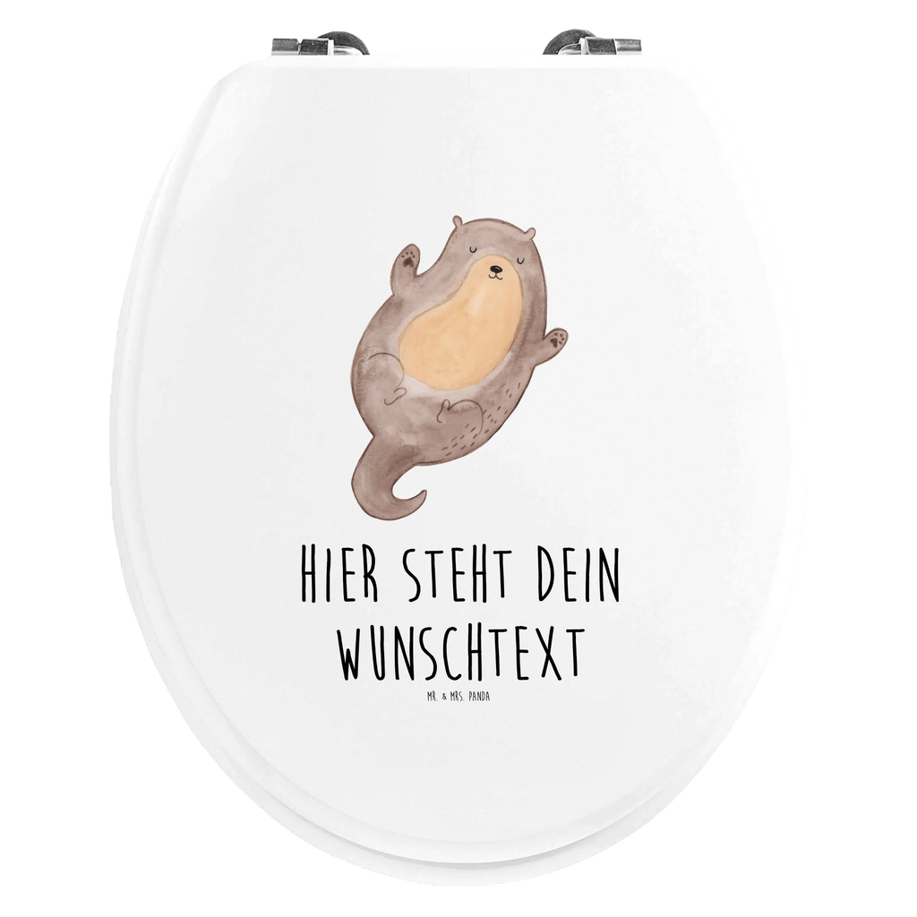 Personalisierter WC Sitz Motiv Otter Umarmen Personalisierte Klobrille, Personalisierter Klodeckel, Personalisierter Toilettendeckel, Personalisierter WC-Sitz, Toilettendeckel mit Namen, WC Sitz mit Namen, Otter, Fischotter, Seeotter, Otter Seeotter See Otter