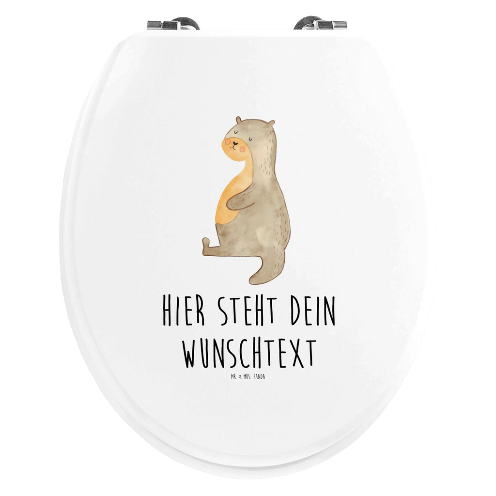 Personalisierter WC Sitz Motiv Otter Bauch Personalisierte Klobrille, Personalisierter Klodeckel, Personalisierter Toilettendeckel, Personalisierter WC-Sitz, Toilettendeckel mit Namen, WC Sitz mit Namen, Otter, Fischotter, Seeotter, Otter Seeotter See Otter