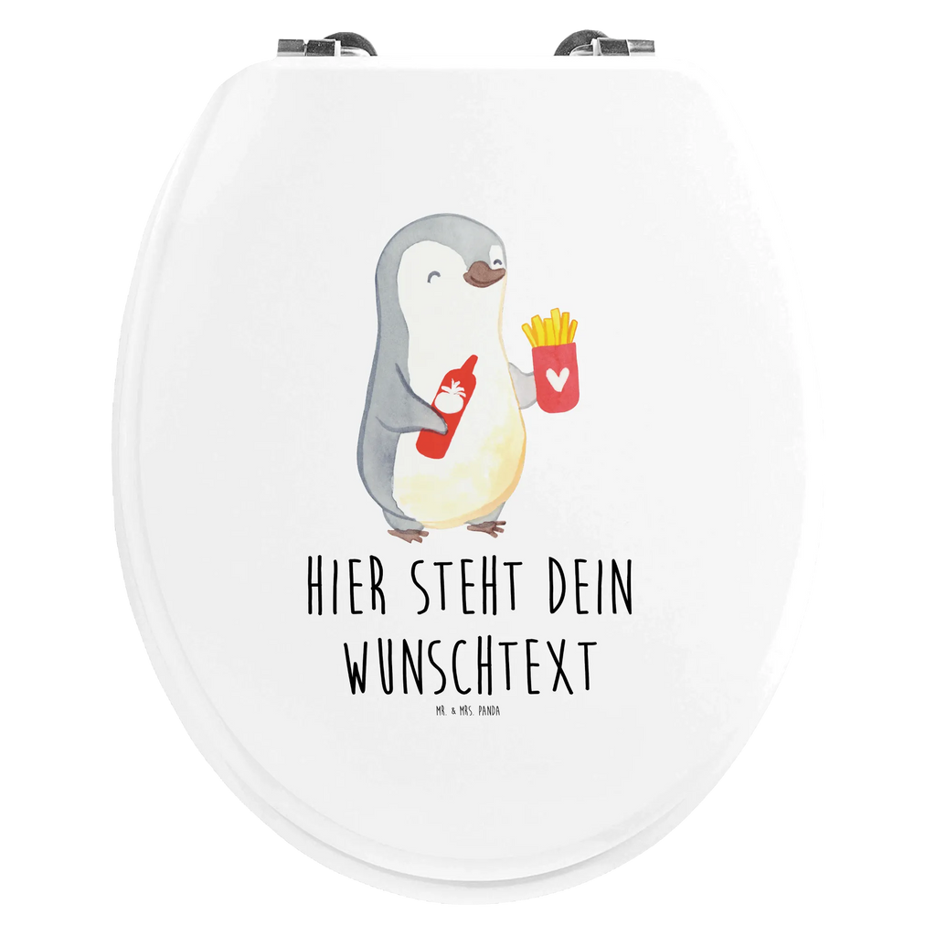 Personalisierter WC Sitz Motiv Pinguin Pommes Personalisierte Klobrille, Personalisierter Klodeckel, Personalisierter Toilettendeckel, Personalisierter WC-Sitz, Toilettendeckel mit Namen, WC Sitz mit Namen, Liebe, Partner, Freund, Freundin, Ehemann, Ehefrau, Heiraten, Verlobung, Heiratsantrag, Liebesgeschenk, Jahrestag, Hocheitstag, Valentinstag, Geschenk für Frauen, Hochzeitstag, Mitbringsel, Geschenk für Freundin, Geschenk für Partner, Liebesbeweis, für Männer, für Ehemann