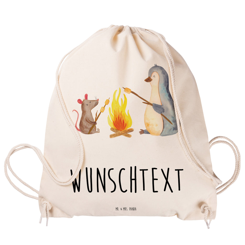 Personalisierter Sportbeutel Pinguin Lagerfeuer Personalisierter Sportbeutel, Personalisierter Beutel, Personalisierte Sporttasche, Personalisierter Tasche, Personalisierter Stoffbeutel, Personalisierter Sportbeutel Kinder, Sportbeutel mit Namen, Turnbeutel mit Namen, Beutel mit Namen, Sporttasche mit Namen, Tasche mit Namen, Stoffbeutel mit Namen, Sportbeutel Kinder mit Namen, Wunschtext, Wunschnamen, Personalisierbar, Personalisierung, Pinguin, Maus, Pinguine, Lagerfeuer, Leben, Arbeit, Job, Motivation, Büro, Büroalltag, Lebensspruch, Lebensmotivation, Neustart, Liebe, grillen, Feuer, Marshmallows