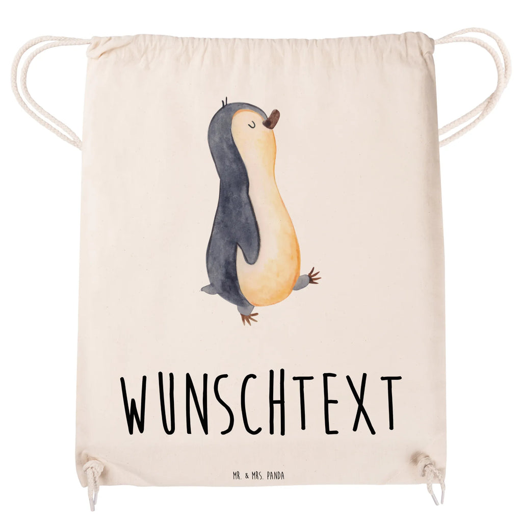 Personalisierter Sportbeutel Pinguin marschierend Personalisierter Sportbeutel, Personalisierter Beutel, Personalisierte Sporttasche, Personalisierter Tasche, Personalisierter Stoffbeutel, Personalisierter Sportbeutel Kinder, Sportbeutel mit Namen, Turnbeutel mit Namen, Beutel mit Namen, Sporttasche mit Namen, Tasche mit Namen, Stoffbeutel mit Namen, Sportbeutel Kinder mit Namen, Wunschtext, Wunschnamen, Personalisierbar, Personalisierung, Pinguin, Pinguine, Frühaufsteher, Langschläfer, Bruder, Schwester, Familie