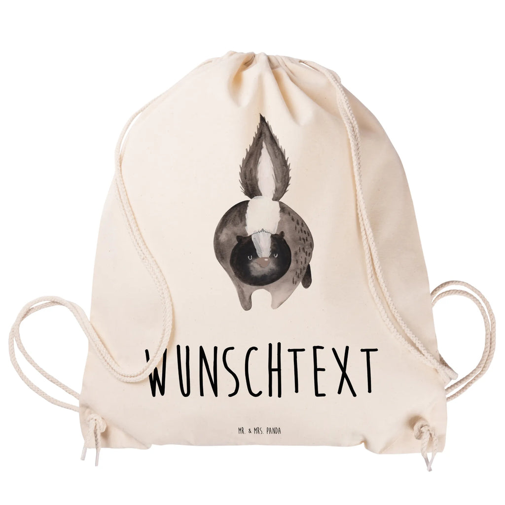 Personalisierter Sportbeutel Stinktier Angriff Personalisierter Sportbeutel, Personalisierter Beutel, Personalisierte Sporttasche, Personalisierter Tasche, Personalisierter Stoffbeutel, Personalisierter Sportbeutel Kinder, Sportbeutel mit Namen, Turnbeutel mit Namen, Beutel mit Namen, Sporttasche mit Namen, Tasche mit Namen, Stoffbeutel mit Namen, Sportbeutel Kinder mit Namen, Wunschtext, Wunschnamen, Personalisierbar, Personalisierung, Stinktier, Skunk, Wildtier, Raubtier, Stinker, Stinki, wütend, Drohung