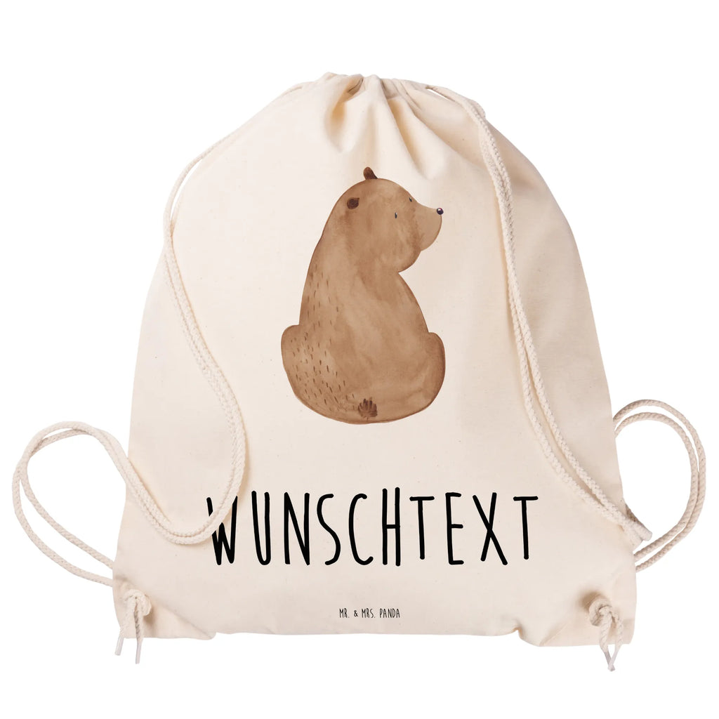 Personalisierter Sportbeutel Bär Schulterblick Personalisierter Sportbeutel, Personalisierter Beutel, Personalisierte Sporttasche, Personalisierter Tasche, Personalisierter Stoffbeutel, Personalisierter Sportbeutel Kinder, Sportbeutel mit Namen, Turnbeutel mit Namen, Beutel mit Namen, Sporttasche mit Namen, Tasche mit Namen, Stoffbeutel mit Namen, Sportbeutel Kinder mit Namen, Wunschtext, Wunschnamen, Personalisierbar, Personalisierung, Bär, Teddy, Teddybär, Selbstachtung, Weltansicht, Motivation, Bären, Bärenliebe, Weisheit