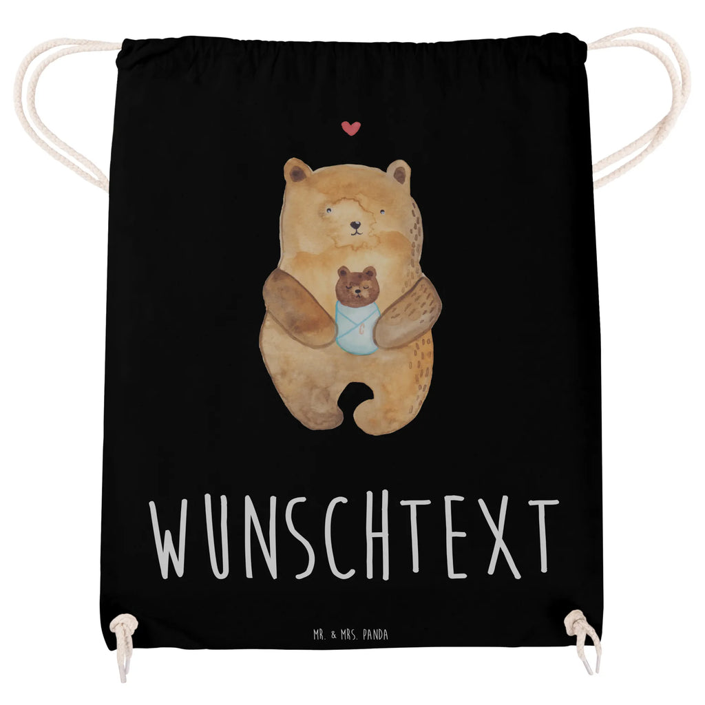 Personalisierter Sportbeutel Bär mit Baby Personalisierter Sportbeutel, Personalisierter Beutel, Personalisierte Sporttasche, Personalisierter Tasche, Personalisierter Stoffbeutel, Personalisierter Sportbeutel Kinder, Sportbeutel mit Namen, Turnbeutel mit Namen, Beutel mit Namen, Sporttasche mit Namen, Tasche mit Namen, Stoffbeutel mit Namen, Sportbeutel Kinder mit Namen, Wunschtext, Wunschnamen, Personalisierbar, Personalisierung, Bär, Teddy, Teddybär, Eltern, Mutter, Baby, Taufe, Geburt, Nichte, Neffe, Enkel, Enkelin, Täufling, Geburtstag, Glückwunsch