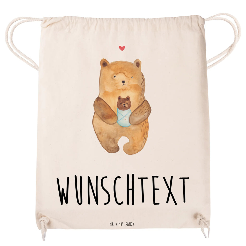 Personalisierter Sportbeutel Bär mit Baby Personalisierter Sportbeutel, Personalisierter Beutel, Personalisierte Sporttasche, Personalisierter Tasche, Personalisierter Stoffbeutel, Personalisierter Sportbeutel Kinder, Sportbeutel mit Namen, Turnbeutel mit Namen, Beutel mit Namen, Sporttasche mit Namen, Tasche mit Namen, Stoffbeutel mit Namen, Sportbeutel Kinder mit Namen, Wunschtext, Wunschnamen, Personalisierbar, Personalisierung, Bär, Teddy, Teddybär, Eltern, Mutter, Baby, Taufe, Geburt, Nichte, Neffe, Enkel, Enkelin, Täufling, Geburtstag, Glückwunsch