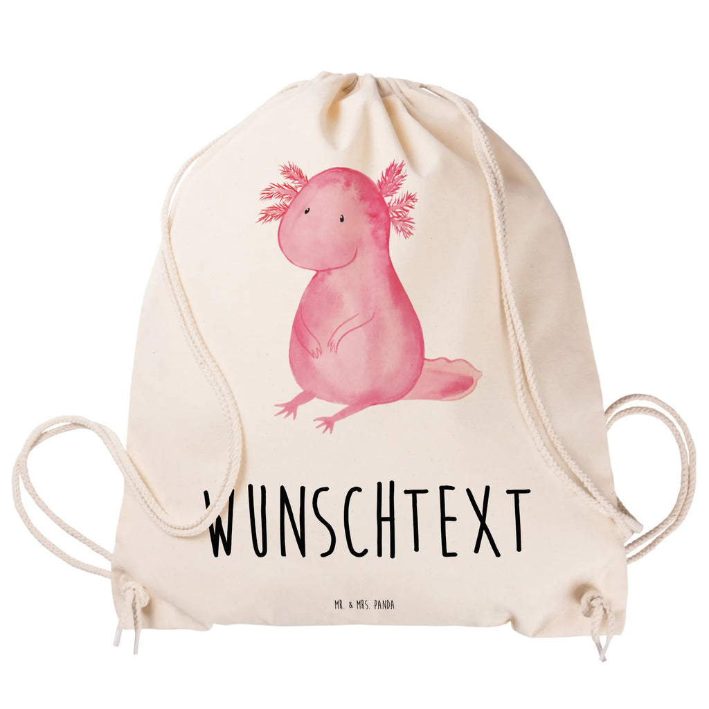 Personalisierter Sportbeutel Axolotl Personalisierter Sportbeutel, Personalisierter Beutel, Personalisierte Sporttasche, Personalisierter Tasche, Personalisierter Stoffbeutel, Personalisierter Sportbeutel Kinder, Sportbeutel mit Namen, Turnbeutel mit Namen, Beutel mit Namen, Sporttasche mit Namen, Tasche mit Namen, Stoffbeutel mit Namen, Sportbeutel Kinder mit Namen, Wunschtext, Wunschnamen, Personalisierbar, Personalisierung, Axolotl, Molch, Axolot, vergnügt, fröhlich, zufrieden, Lebensstil, Weisheit, Lebensweisheit, Liebe, Freundin