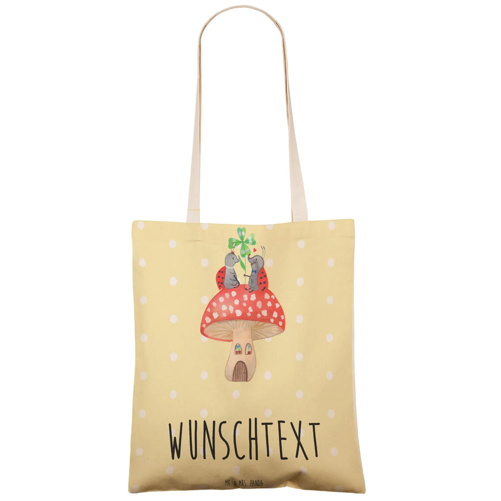 Personalisierte Einkaufstasche Marienkäfer Paar Fliegenpilz Personalisierte Tragetasche, Personalisierte Tasche, Personalisierter Beutel, Personalisierte Stofftasche, Personalisierte Baumwolltasche, Personalisierte Umhängetasche, Personalisierter Shopper, Personalisierte Einkaufstasche, Personalisierte Beuteltasche, Tragetasche mit Namen, Tasche mit Namen, Beutel mit Namen, Stofftasche mit Namen, Baumwolltasche mit Namen, Umhängetasche mit Namen, Shopper mit Namen, Einkaufstasche mit Namen, Beuteltasche, Wunschtext, Wunschnamen, Personalisierbar, Personalisierung, Tiermotive, Gute Laune, lustige Sprüche, Tiere, Haus, Wohnung, zuhause, Fliegenpilz, Marienkäfer, Fleigenpilzhaus