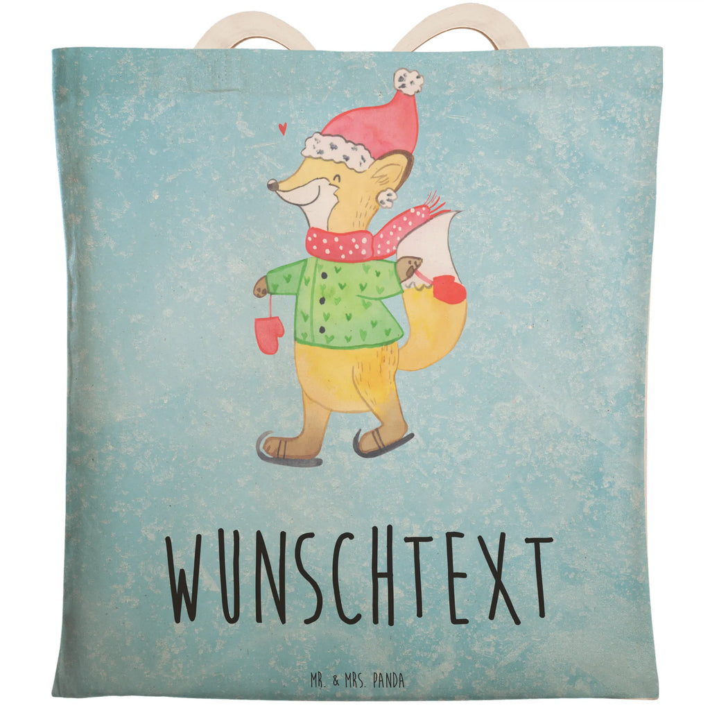 Personalisierte Einkaufstasche Fuchs  Schlittschuhe Personalisierte Tragetasche, Personalisierte Tasche, Personalisierter Beutel, Personalisierte Stofftasche, Personalisierte Baumwolltasche, Personalisierte Umhängetasche, Personalisierter Shopper, Personalisierte Einkaufstasche, Personalisierte Beuteltasche, Tragetasche mit Namen, Tasche mit Namen, Beutel mit Namen, Stofftasche mit Namen, Baumwolltasche mit Namen, Umhängetasche mit Namen, Shopper mit Namen, Einkaufstasche mit Namen, Beuteltasche, Wunschtext, Wunschnamen, Personalisierbar, Personalisierung, Winter, Weihnachten, Weihnachtsdeko, Nikolaus, Advent, Heiligabend, Wintermotiv, Weihnachtsmann, Weihnachtstage, Weihnachtsbaum, Tannenbaum, Weihnachtszeit