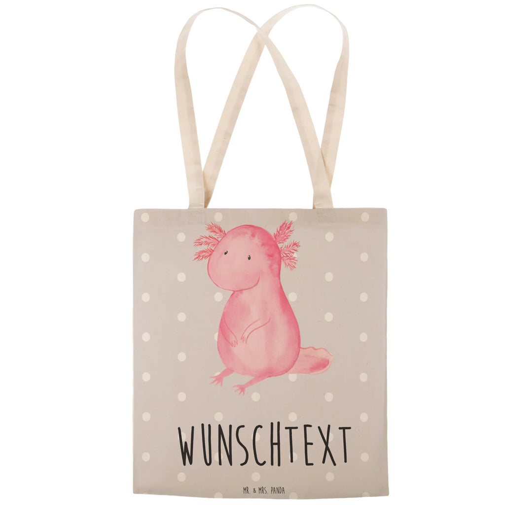 Personalisierte Einkaufstasche Axolotl Personalisierte Tragetasche, Personalisierte Tasche, Personalisierter Beutel, Personalisierte Stofftasche, Personalisierte Baumwolltasche, Personalisierte Umhängetasche, Personalisierter Shopper, Personalisierte Einkaufstasche, Personalisierte Beuteltasche, Tragetasche mit Namen, Tasche mit Namen, Beutel mit Namen, Stofftasche mit Namen, Baumwolltasche mit Namen, Umhängetasche mit Namen, Shopper mit Namen, Einkaufstasche mit Namen, Beuteltasche, Wunschtext, Wunschnamen, Personalisierbar, Personalisierung, Axolotl, Molch, Axolot, vergnügt, fröhlich, zufrieden, Lebensstil, Weisheit, Lebensweisheit, Liebe, Freundin