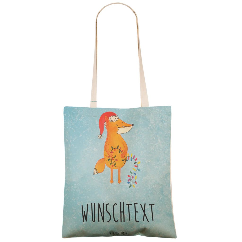 Personalisierte Einkaufstasche Fuchs Weihnachten Personalisierte Tragetasche, Personalisierte Tasche, Personalisierter Beutel, Personalisierte Stofftasche, Personalisierte Baumwolltasche, Personalisierte Umhängetasche, Personalisierter Shopper, Personalisierte Einkaufstasche, Personalisierte Beuteltasche, Tragetasche mit Namen, Tasche mit Namen, Beutel mit Namen, Stofftasche mit Namen, Baumwolltasche mit Namen, Umhängetasche mit Namen, Shopper mit Namen, Einkaufstasche mit Namen, Beuteltasche, Wunschtext, Wunschnamen, Personalisierbar, Personalisierung, Winter, Weihnachten, Weihnachtsdeko, Nikolaus, Advent, Heiligabend, Wintermotiv, Fuchs, Füchse, Spruch schön, Geschenk Weihnachten, Weihnachtsmann, Weihnachtszeit