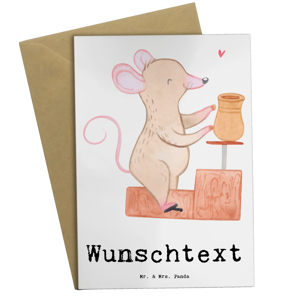 Personalisierte Grußkarte Maus Töpfern Personalisierte Grußkarte, Personalisiertere Klappkarte, Personalisierte Einladungskarte, Personalisierte Glückwunschkarte, Personalisierte Hochzeitskarte, Personalisierte Geburtstagskarte, Grußkarte mit Namen, Grußkarte selber drucken, Grußkarte selbst gestalten, Grußkarte mit persönlichen Nachrichten, Grußkarte als Geldgeschenk, Grußkarten personalisiert, Personalisierte Karte, Geschenk, Sport, Sportart, Hobby, Schenken, Danke, Dankeschön, Auszeichnung, Gewinn, Sportler, Töpfern, Töpferei, Töpferkurs